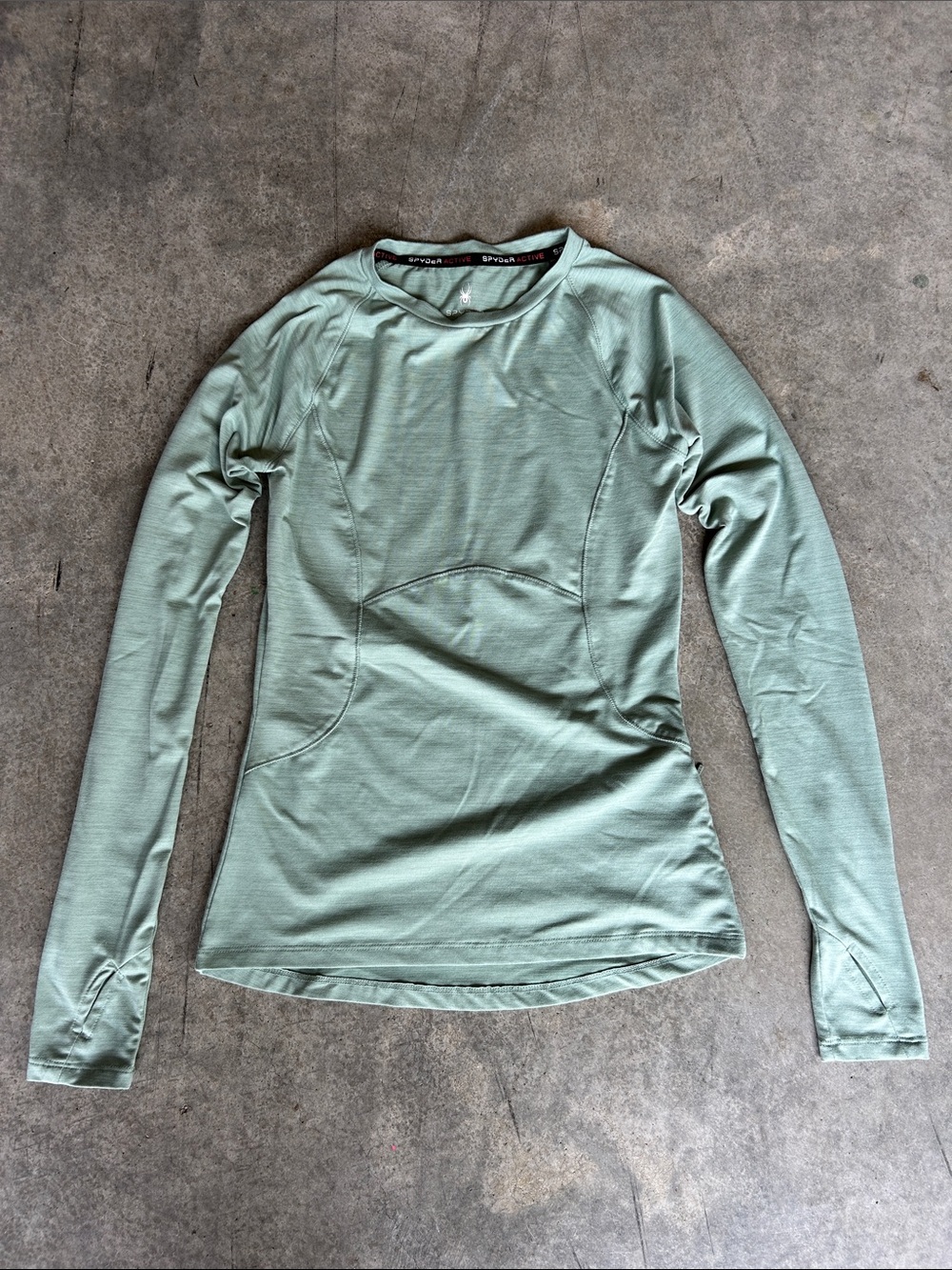 Spyder Women's Long-Sleeve Performance Top - Sage Green